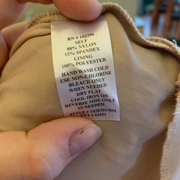 CONNECTED APPAREL Purple Lace Dress - Size 8 - Picture 6 of 6